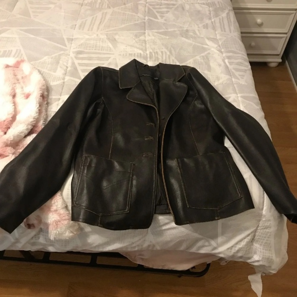 Leather jacket